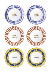 FISH 6'LI PASTA TABAK 19CM