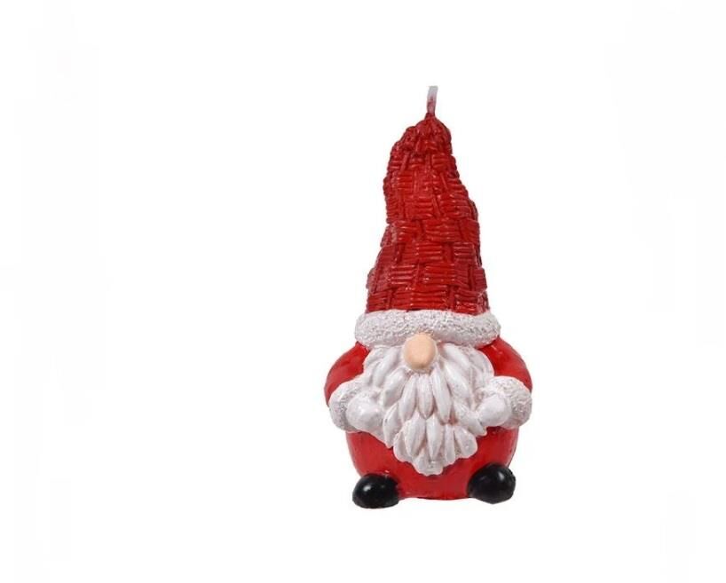 KIRMIZI NOEL CÜCE MUM 4X4X9CM