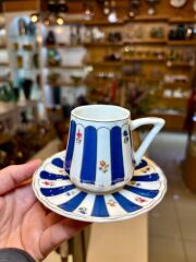 ANITA LACİVERT TEK KİŞİLİK TÜRK KAHVESİ FİNCANI