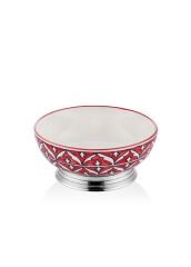 CORALLO KIRMIZI SALATA KASESİ/DEKOR 25X25X11CM
