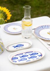 FISH 2'Lİ OVAL SERVİS TABAK 26CM