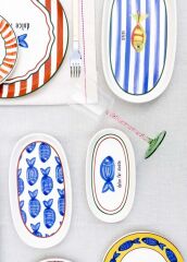 FISH 2'Lİ OVAL SERVİS TABAK 26CM