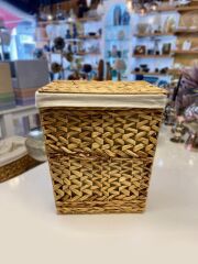 BEJ HASIR ÇAMAŞIR SEPETİ 39X30X48CM