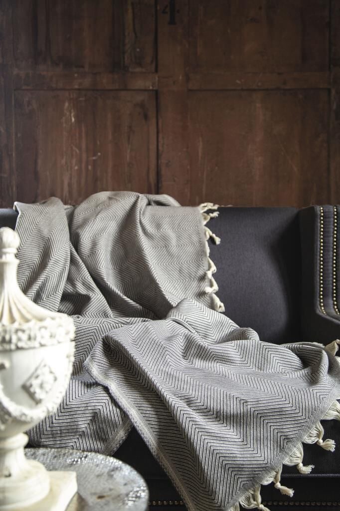 DECON SİYAH KOLTUK ŞALI 170X230CM