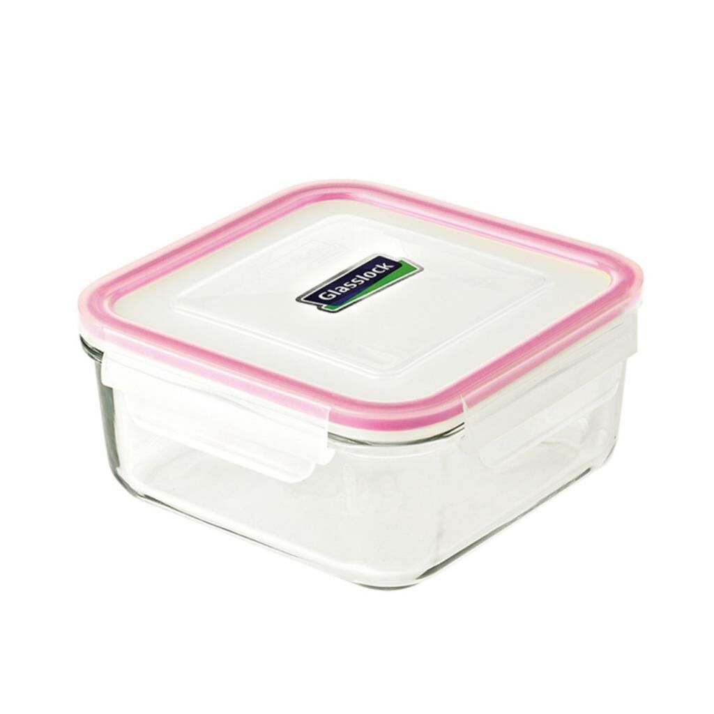 GLASSLOCK KARE CAM SAKLAMA KABI 2450ML