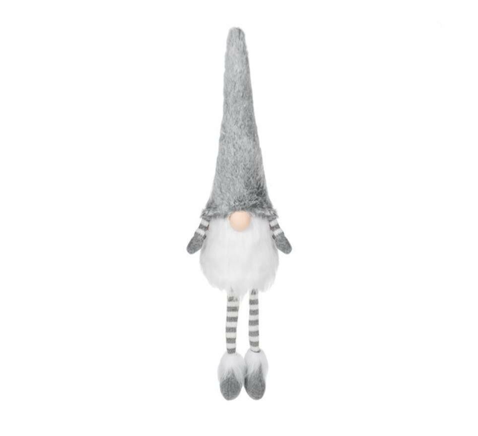 GRİ NOEL CÜCE DEKOR 56CM