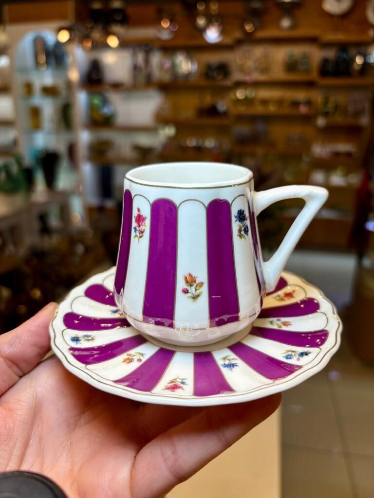 ANITA MOR TEK KİŞİLİK TÜRK KAHVESİ FİNCANI