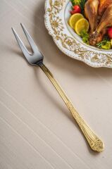 KARAT STAR GOLD SERVİS ÇATALI 30CM