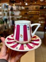 ANITA FUŞYA TEK KİŞİLİK TÜRK KAHVESİ FİNCANI