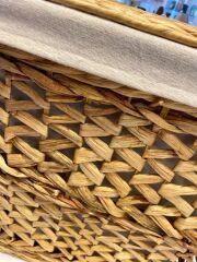 BEJ HASIR ÇAMAŞIR SEPETİ 44X35X53CM