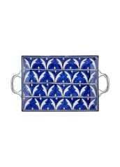 CORALLO MAVİ TEPSİ 47X27CM