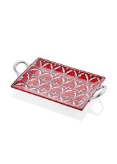 CORALLO KIRMIZI TEPSİ 47X27CM