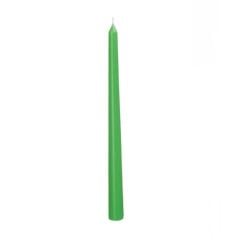 YEŞİL İNCE ŞAMDAN MUM 25CM