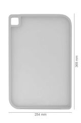 FİKA GRİ ORTA KESME TAHTASI 37x25x0,8 CM