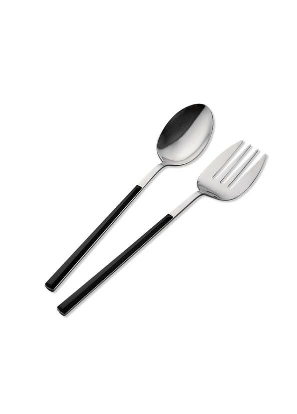 BIANCO SİYAH SALATA SERVİS SETİ 2 PARÇA