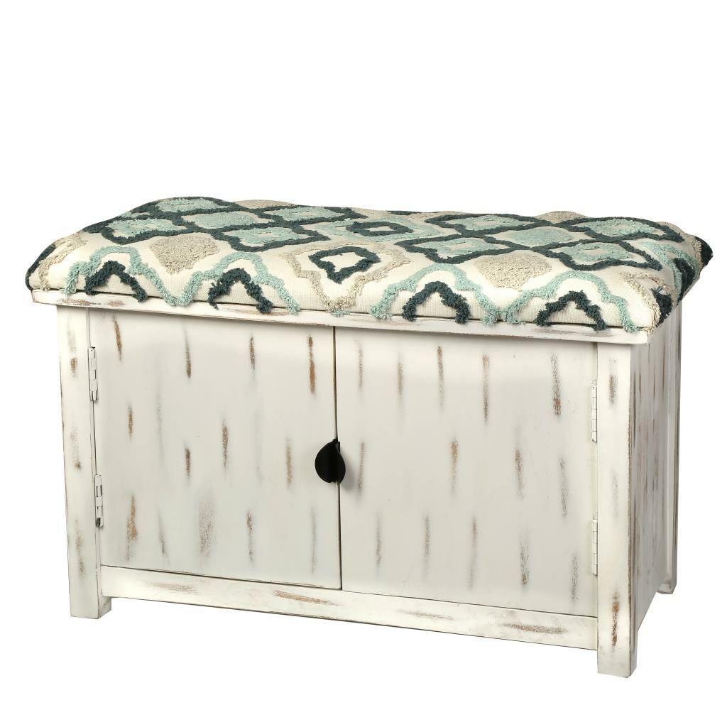 TURKUAZ OTANTİK DOLAP/PUF 76X35X48CM