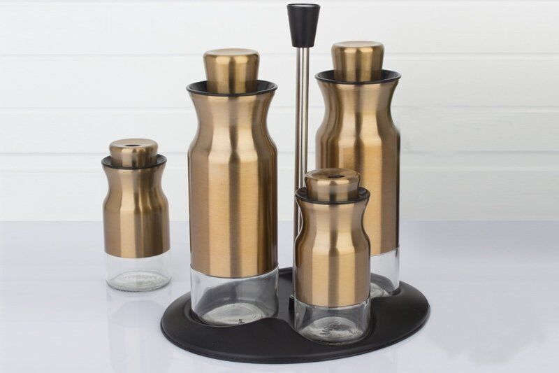 BAKIR 4'LÜ ÇELİK KAPLAMA YAĞLIK/SİRKELİK