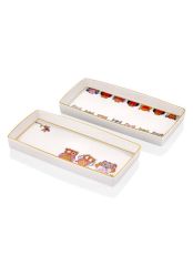 OWL 2'Lİ DİKDÖRTGEN SERVİS TABAK 22CM