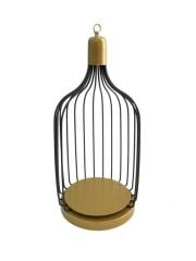 SİYAH ALTIN METAL KAFES/MUMLUK 47cm