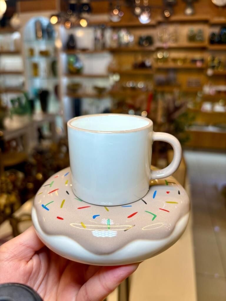 DONUT 6 KİŞİLİK TÜRK KAHVESİ FİNCANI