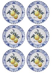 ODORE Dİ LİMONE 6'LI SERVİS TABAK 26CM