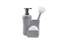 GRİ SIVI SABUNLUK SET
