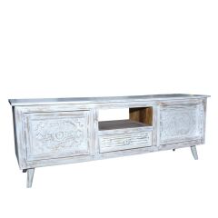 BEYAZ NATUREL KONSOL/TV ÜNİTESİ 170X61X46 CM