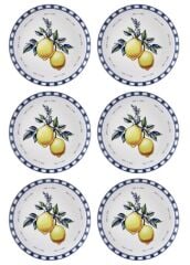 ODORE Dİ LİMONE 6'LI SERVİS TABAK 26CM