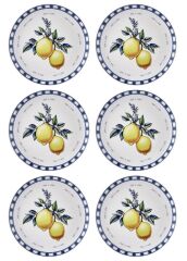 ODORE Dİ LİMONE 6'LI SERVİS TABAK 26CM