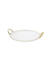 GALVİN BEYAZ TEPSİ 43X35CM