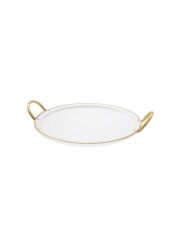 GALVİN BEYAZ TEPSİ 43X35CM