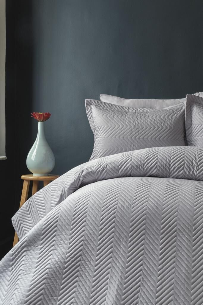 SIMPLY GRİ ÇİFT KİŞİLİK YATAK ÖRTÜSÜ