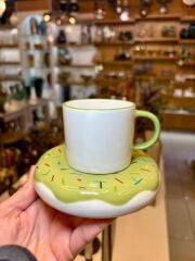 DONUT YEŞİL TEK KİŞİLİK DOUBLE FİNCAN