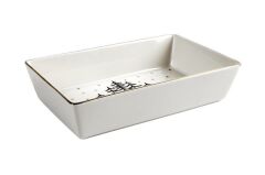 FOREST DİKDÖRTGEN SUNUM TABAK 19CM