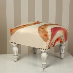 PEMBE OTANTİK PUF 40X35X40CM