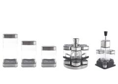 METAL CAM 13 PARÇA MUTFAK SETİ