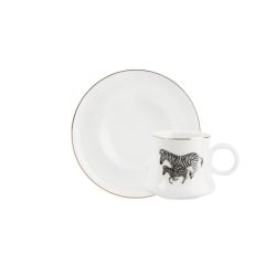 MOTTA ZEBRA DESEN 6 KİŞİLİK TÜRK KAHVESİ FİNCANI