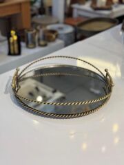 ALTIN ESKİTME ASİMETRİK 4 PARÇA JARDİNYER SET