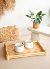 WICKER BAMBU TEPSİ 41X28CM