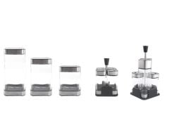 METAL CAM 11 PARÇA MUTFAK SETİ