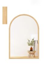 AHŞAP KEMERLİ DUVAR AYNASI 60X90CM