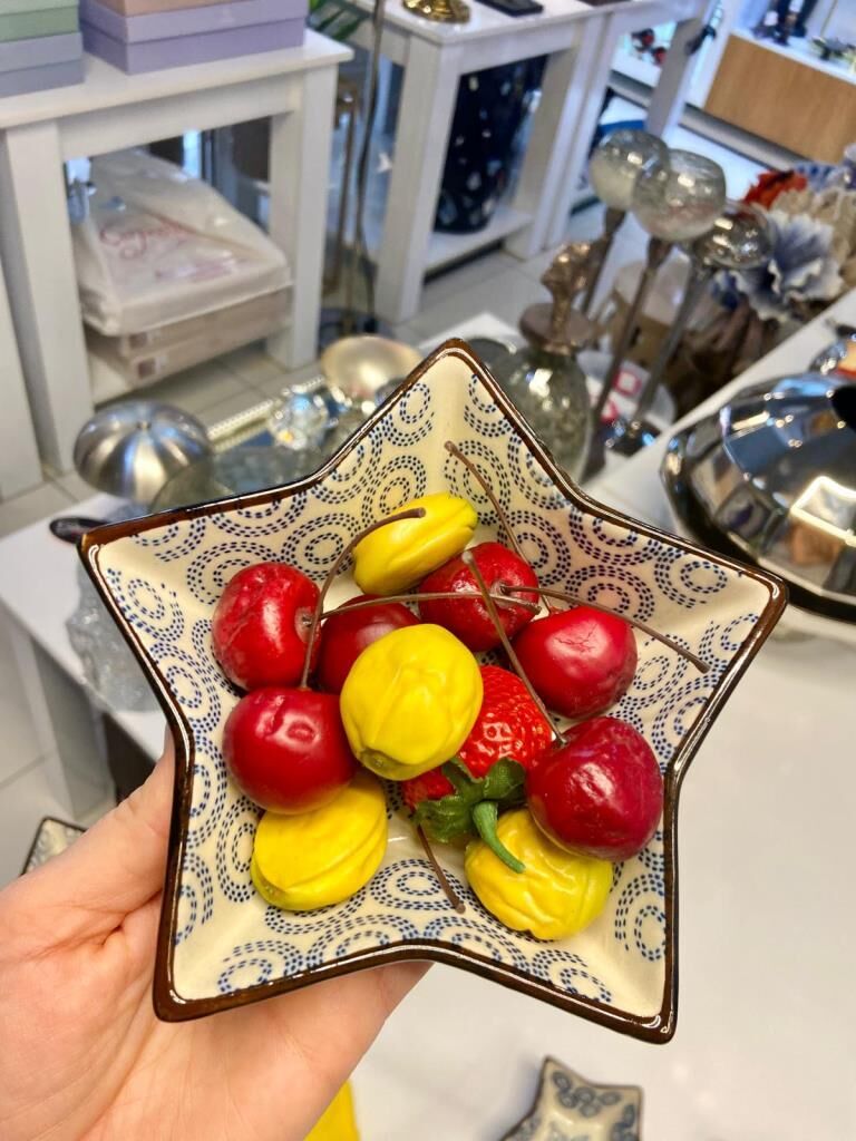 ORIENT LACİVERT 6'LI YILDIZ KASE/FIRIN KABI 15CM