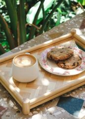 WICKER BAMBU TEPSİ 36X25CM