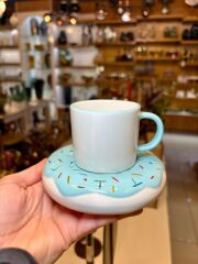 DONUT 6 KİŞİLİK DOUBLE TÜRK KAHVESİ/NESCAFE FİNCANI