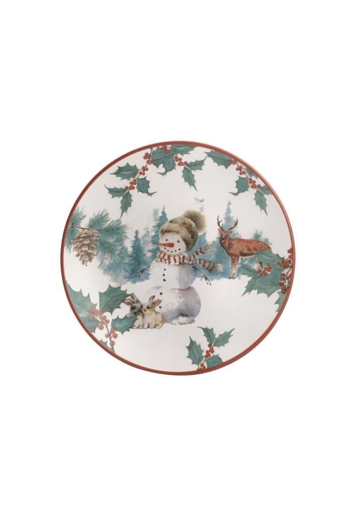 KARDAN ADAM DESEN 6'LI PASTA TABAK 20CM