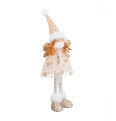 KREM PERİ KIZI DEKOR 37CM