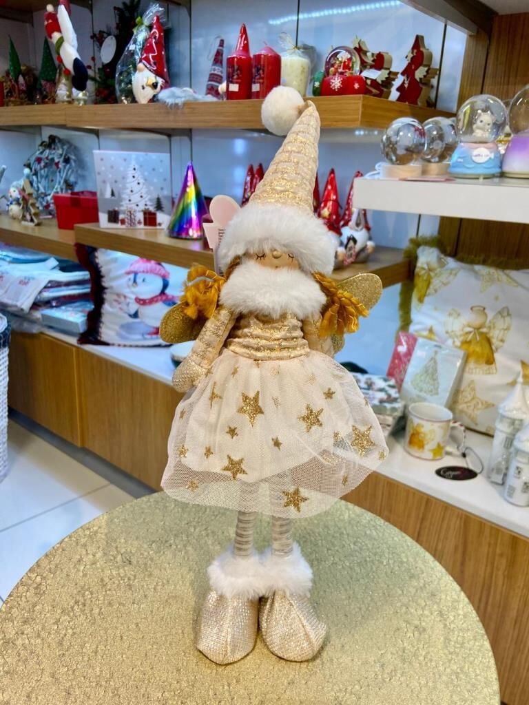 KREM PERİ KIZI DEKOR 37CM