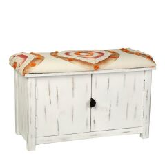PEMBE OTANTİK DOLAP/PUF 76X35X48CM