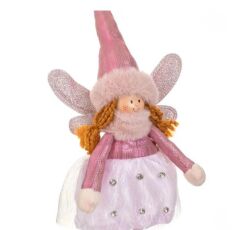 PEMBE PERİ KIZI DEKOR 38CM