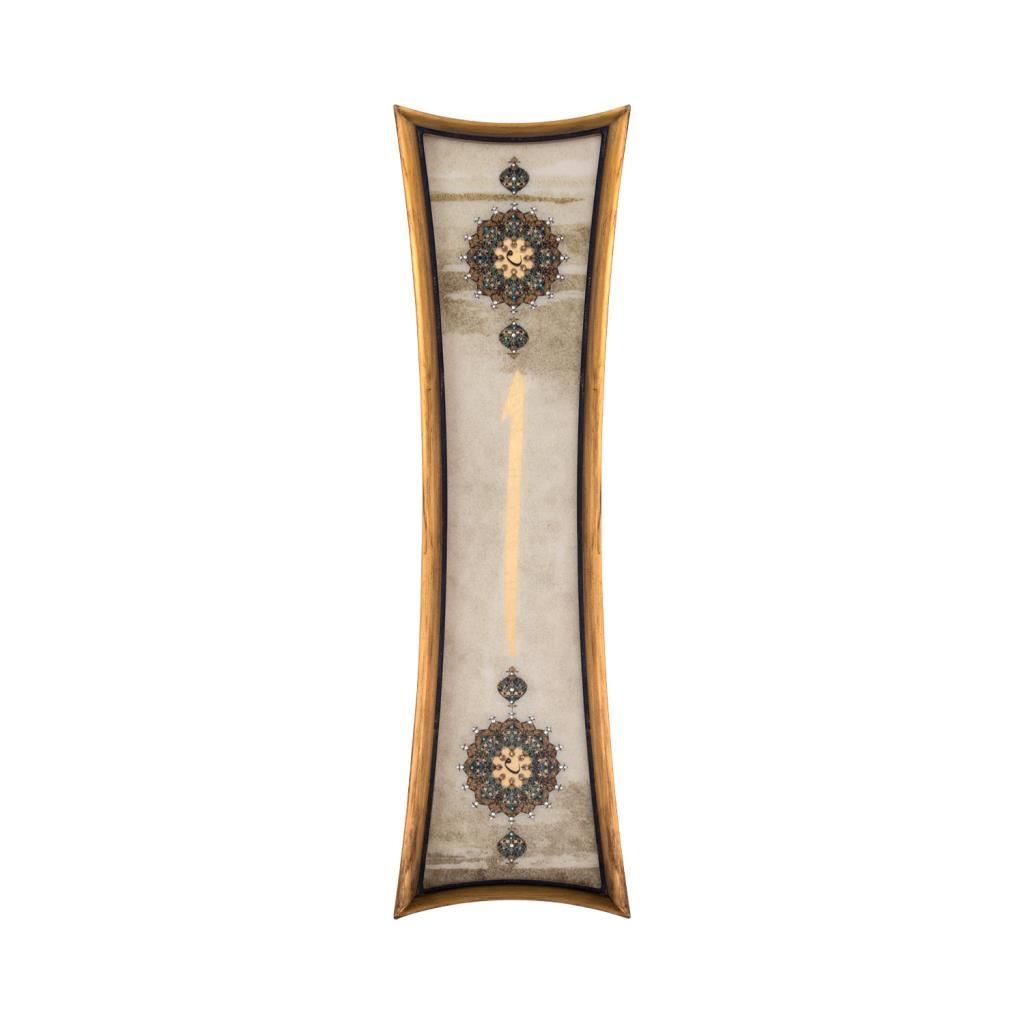 ALTIN ESKİTME VAV HARFİ TABLO 30X107CM